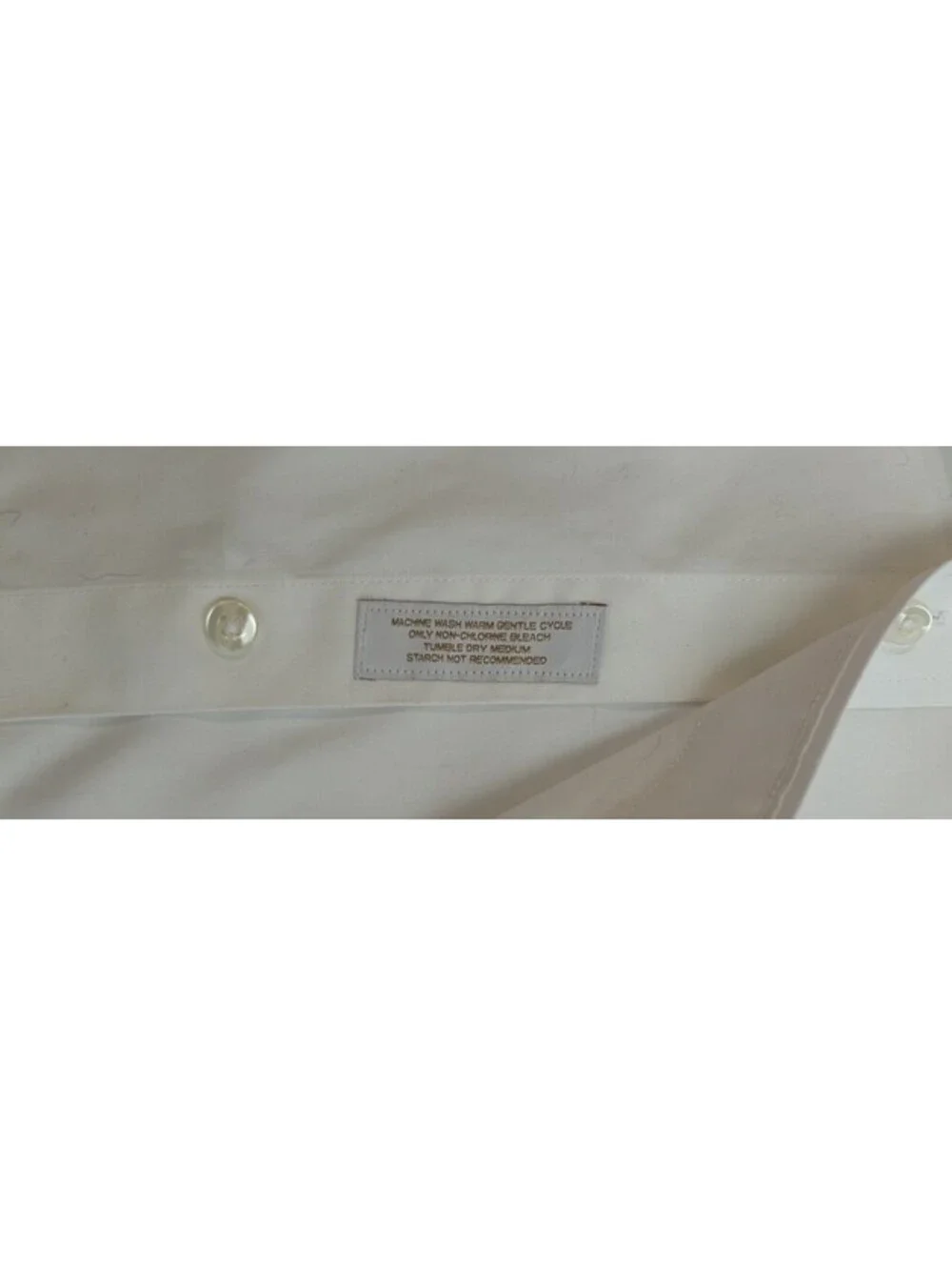 Roundtree & Yorke Gold Label Fitted Non Iron Men's Shirt 16/34 100% Cotton White